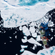 The Polarstern icebreaker, which scientists used to monitor plastic in the Arctic.